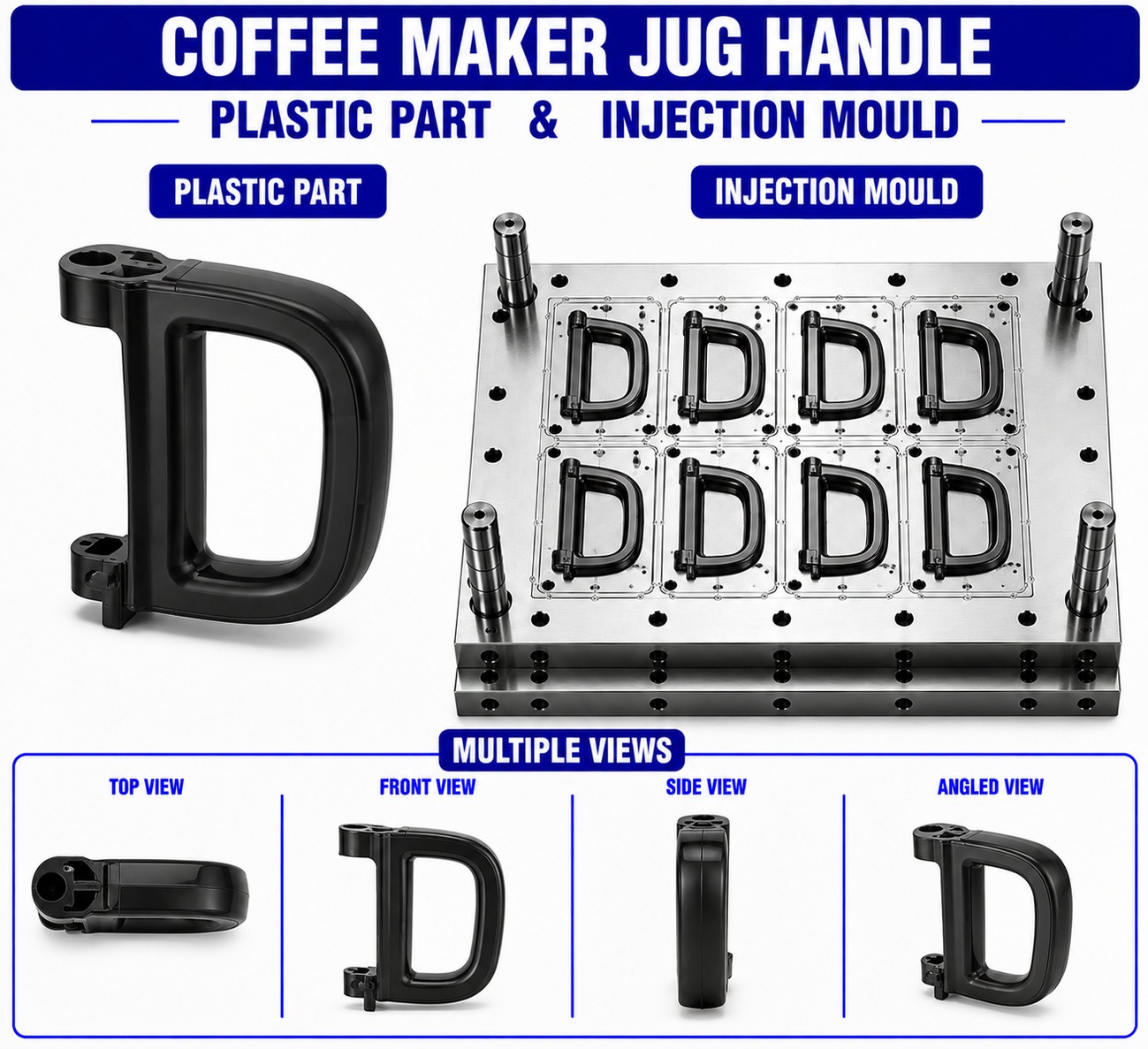 Coffee Maker Plastic Jug Handle Mould and Moulding Services